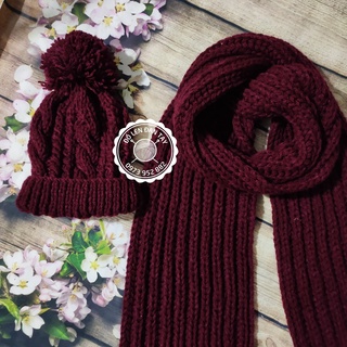 Bộ khăn mũ len đan tay - Sản phẩm handmade cẩn thận từng mũi - Quà tặng thủ công ý nghĩa