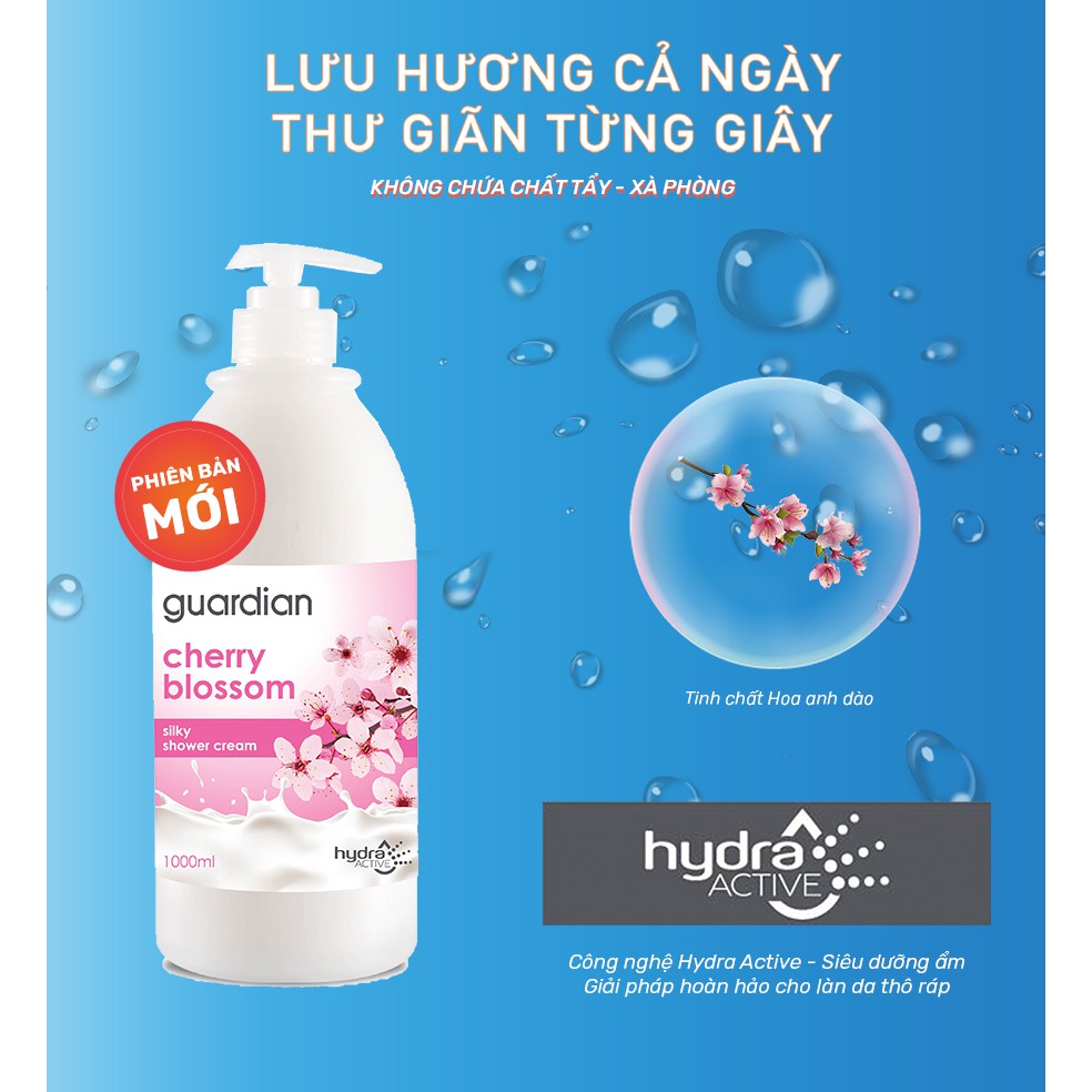 Sữa Tắm Guardian Anh Đào Mịn Da 1000ML | BigBuy360 - bigbuy360.vn