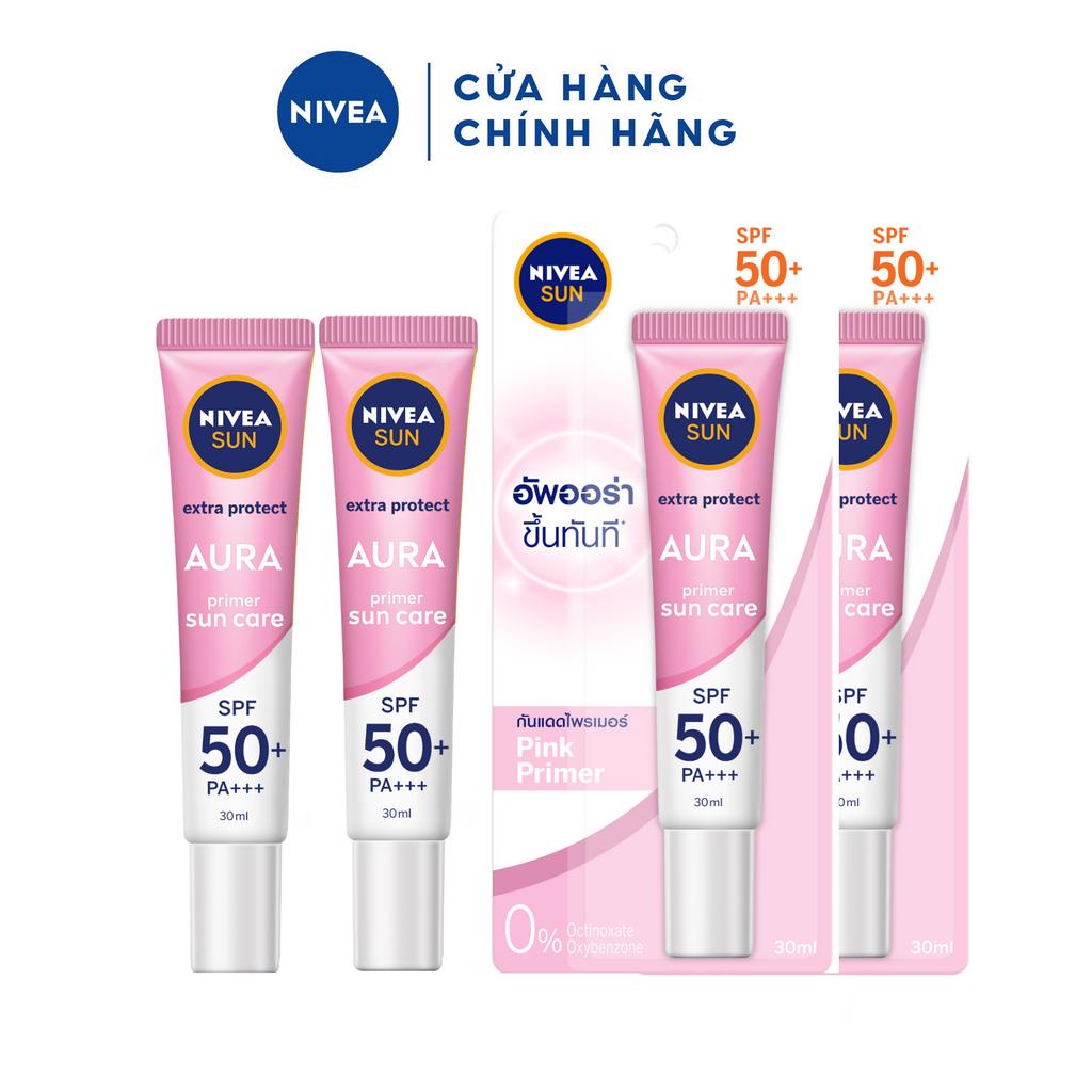 Bộ đôi tinh chất chống nắng sáng da Nivea SFP50+ PA+++ (30ml/chai) - 86014