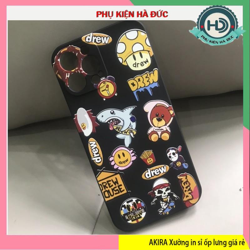 Ốp lưng drew 71 vuông cạnh dẻo mềm chống sốc cho iphone 14/14pro/14plus/14promax Akira case