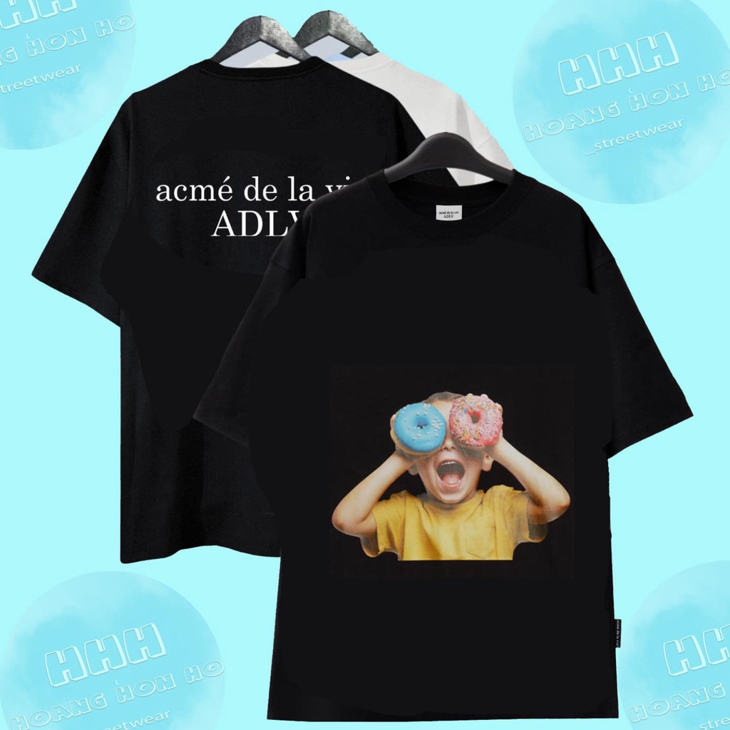 [Best Quality] Áo thun ADLV Áo Vàng Bánh Xanh Hồng-Cotton 2c 100% -Full Tag Bọc - Streetwears SG