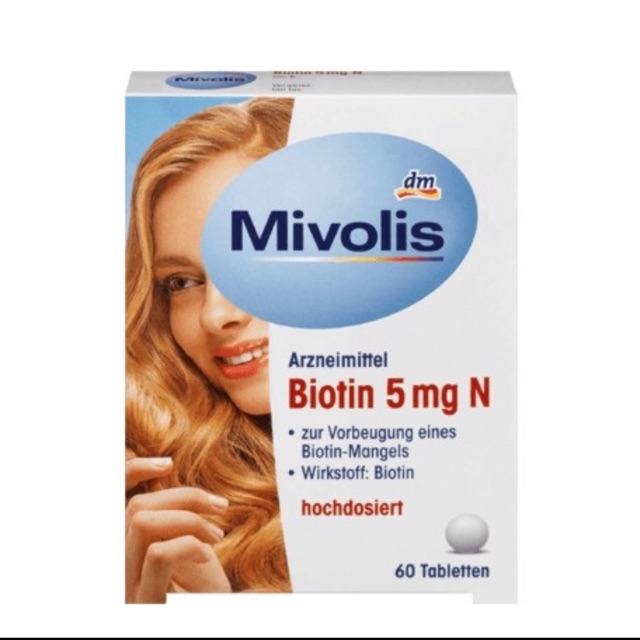 Dưỡng tóc Biotin Mivolis hàng Đức đủ bill