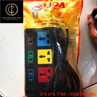 Ổ cắm điện LiOA 6 ổ