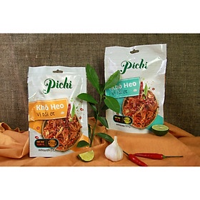Khô lợn cháy tỏi Pichi thịt heo sấy loại ngon đậm vị 50g 100g ăn vặt Kiwi Store | BigBuy360 - bigbuy360.vn