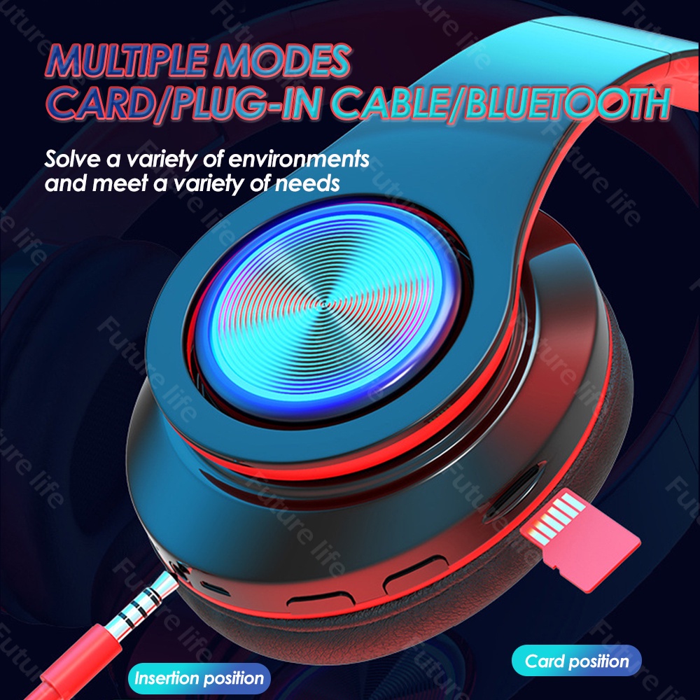 Tai Nghe Bluetooth 5.0 HD Sound Headphone Bluetooth Noise Reduction Tai Nghe Không Dây