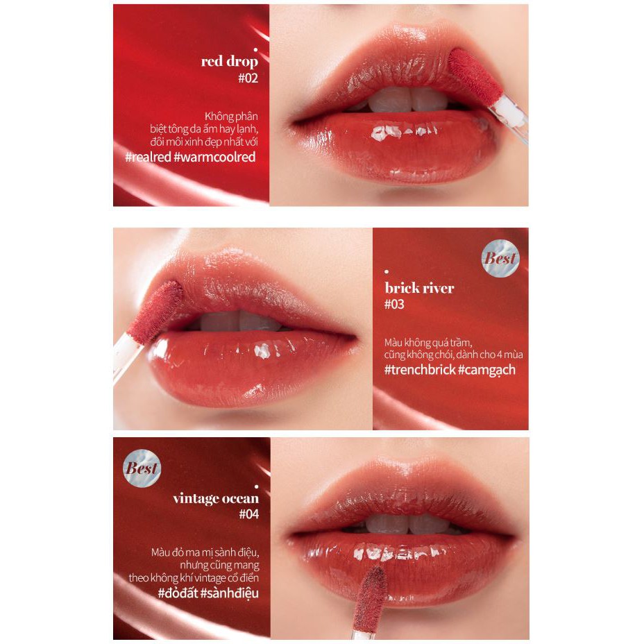 [Romand x Neonmoon] Phiên Bản Giới Hạn Son Tint Siêu Lì Romand Glasting Water Tint 4g | BigBuy360 - bigbuy360.vn