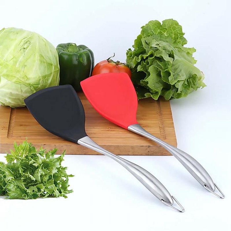Bộ Dụng Cụ Nấu Ăn Tay Cầm Bằng Thép Không Gỉ Cao Cấp