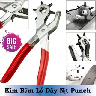 kìm bấm lỗ thắt lưng - bấm lỗ dây nịt
