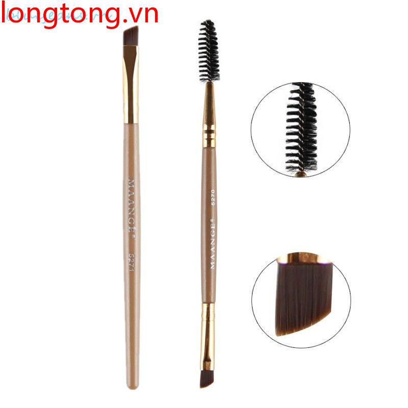 ♥ ※Beauty Tool Makeup Eyebrow Brush + Eyebrow Comb Double-Ended Eyelash Brushes Tool Cosmetic