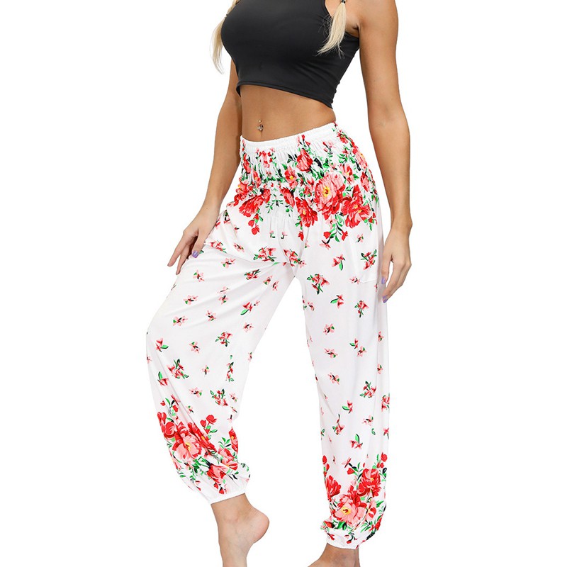 quần ống rộng In Họa Tiết Phong Cách Bohemian Dành Cho Nữ | BigBuy360 - bigbuy360.vn