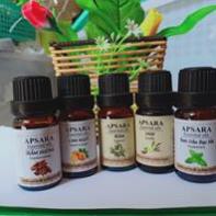 Combo 5 lọ xông Tinh dầu thiên nhiên 10ml khử mùi hiệu quả như sả chanh, quế, bạc hà, trầm, hoa nhài, oải…