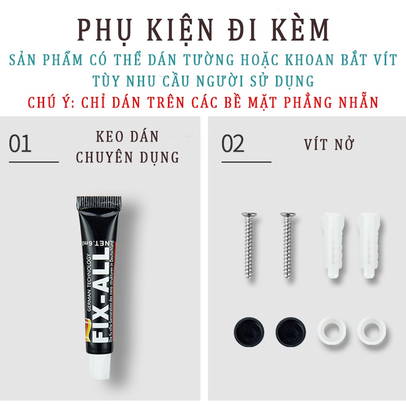 Combo 2 Kệ Góc, Kệ Dán Tường Phong Cách Hiện Đại