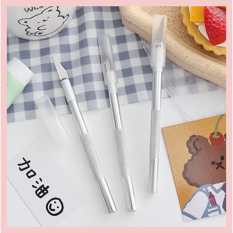 Dao cắt giấy làm thủ công dao unbox bút rọc giấy washi tape gundam DIY cho học sinh đa năng | Gấu Xám House