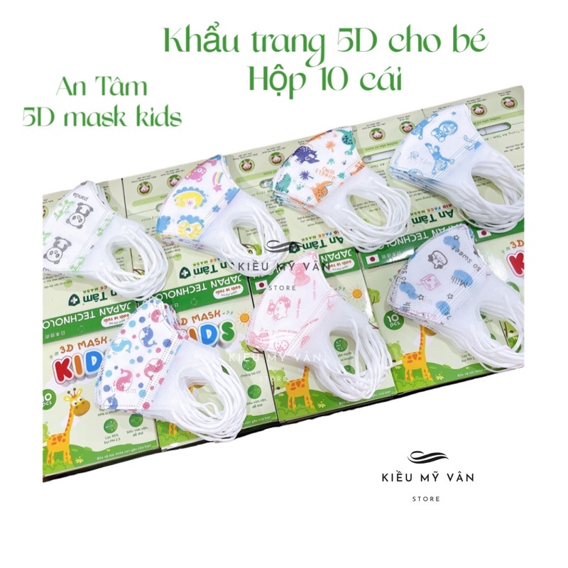 KHẨU TRANG EM BÉ 5D NAM ANH, BIDEN, KF94 LANDMASK CHO BÉ TỪ 0-15 TUỔI