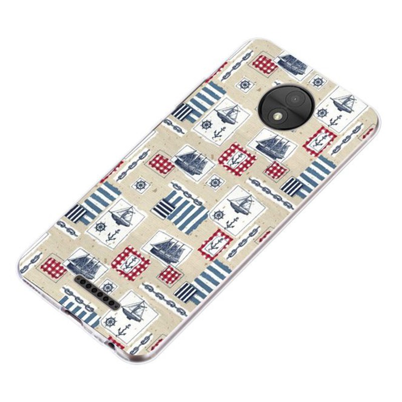 Motorola Moto C E4 G5 G5S G6 E5 Z Z2 Play Plus M X4 One Power Castle Soft Silicon TPU Case Cover