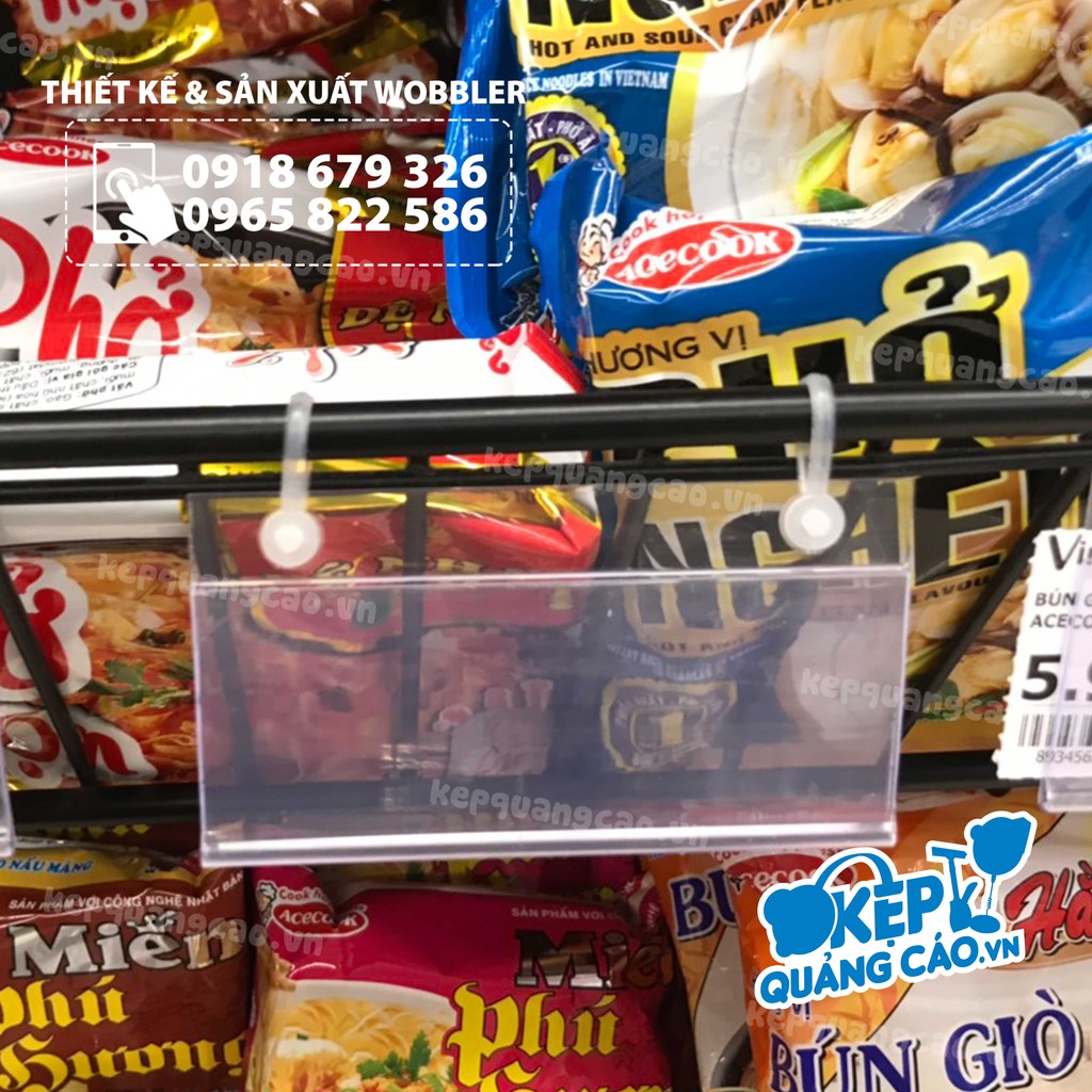 Nẹp treo siêu thị, nẹp treo vinmart, nẹp bảng  giá treo đa năng - KT 5.5*10cm