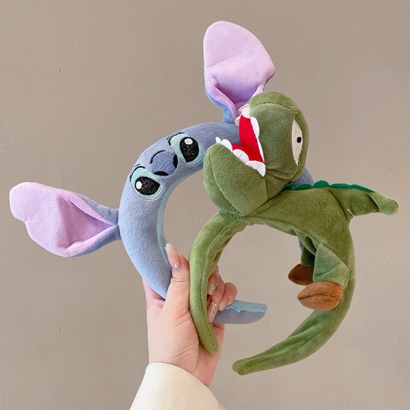 Băng Đô Tai Gấu Bông Dễ Thương Dùng Rửa Mặt Trang Điểm Phong Cách Hàn Quốc