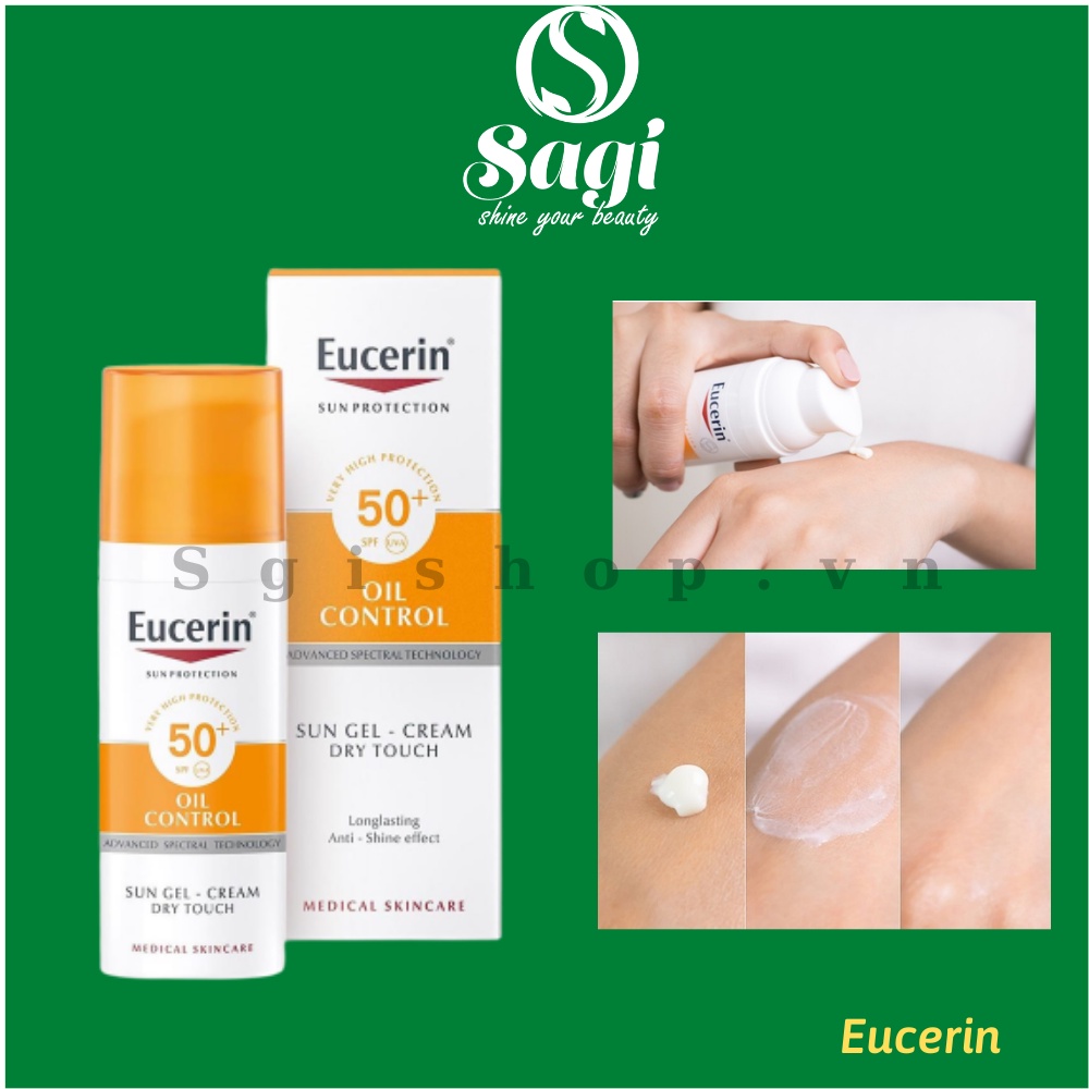 Kem chống nắng kiểm soát nhờn Eucerin Oil Control Spf50+