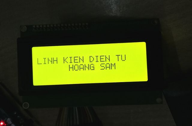 Màn hình LCD C2004A 5V xanh lá