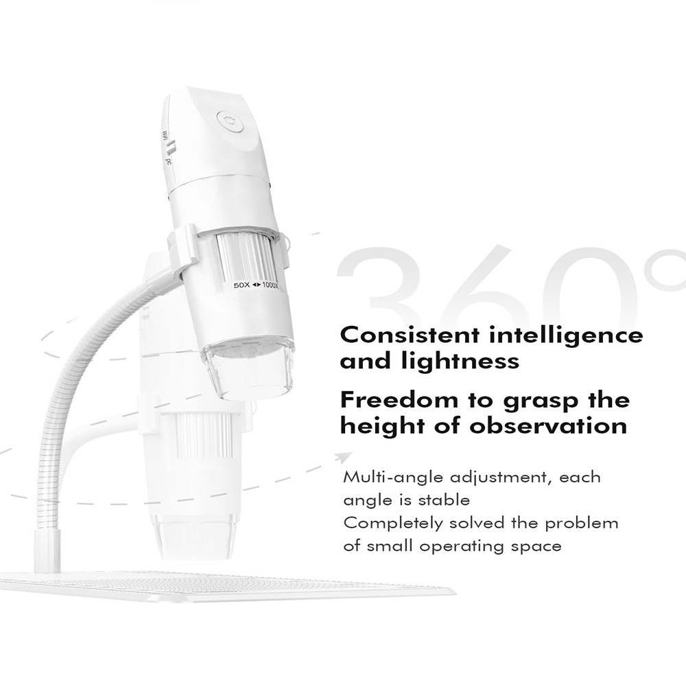 1000x digital microscope WiFi inskam 316 Mobile USB microscope camera HD 1080P with solid tube frame switch for iOS iOS computer