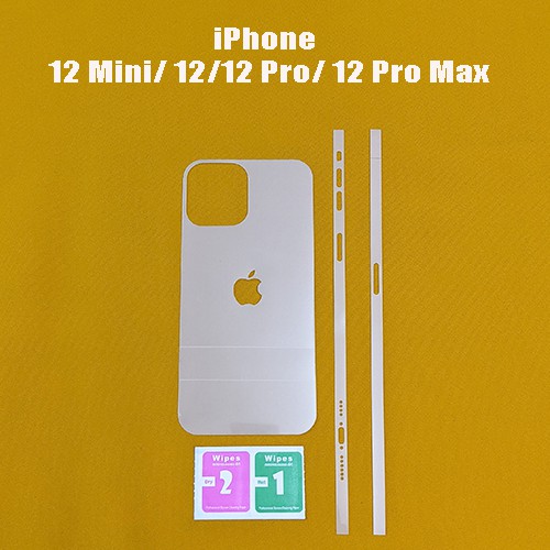 Dán PPF siêu dính full mặt lưng viền rời iPhone 12 Mini 12 12 Pro 12 Pro Max