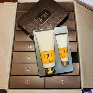 Set Sữa rửa mặt Whoo vàng -Facial Foam Cleanser đông y hoàng cung 180ml+40ml Hà chung ohui