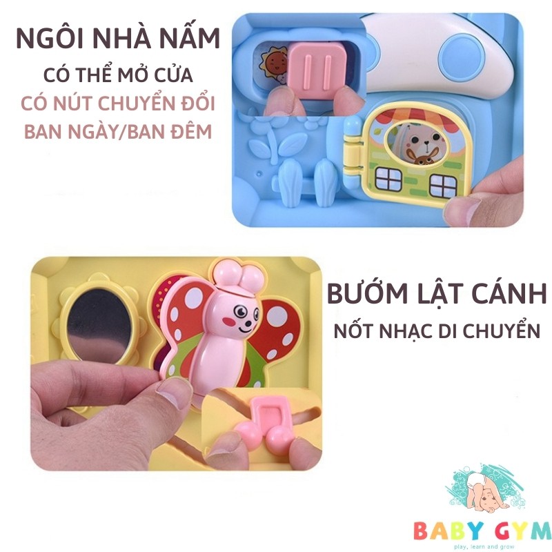 Hộp Âm Nhạc Cho Bé Đa Năng, Hộp Đồ Chơi Lập Phương Cho Bé