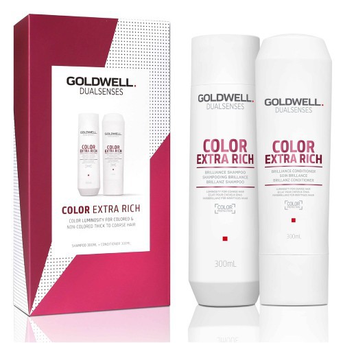 Dầu Gội Dầu Xả Giữ Màu Nhuộm Goldwell - Color Extra Rich Brilliance 250ml+200ml