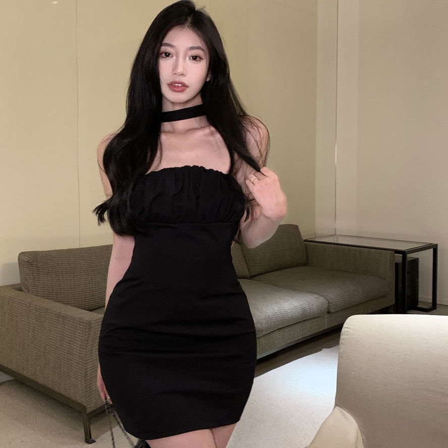 Đầm COZOKC không tay thắt nơ quyến rũ