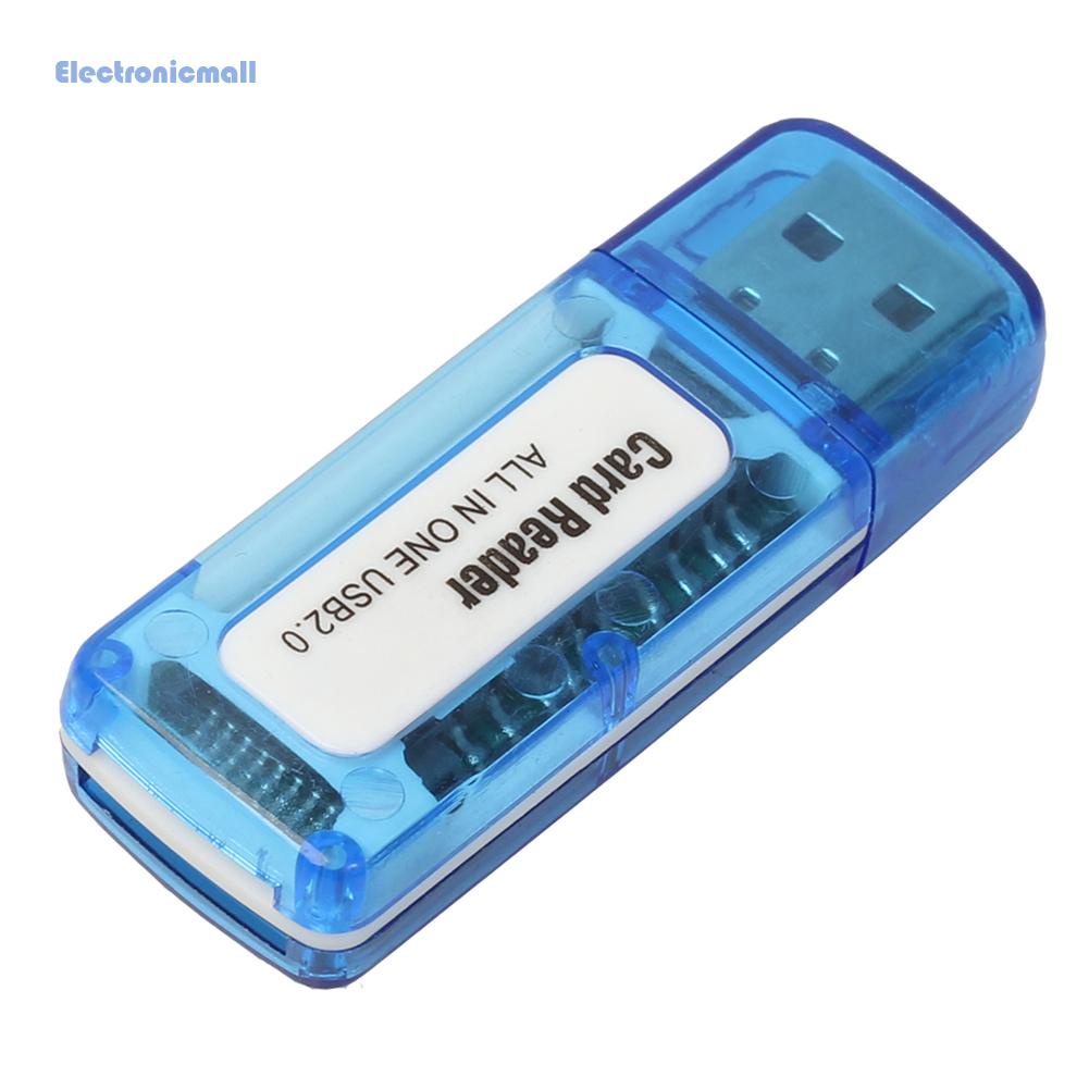 Đầu Đọc Thẻ Nhớ SD/TF/T-Flash/M2 4 Trong 1 Với Cổng USB 2.0 | BigBuy360 - bigbuy360.vn