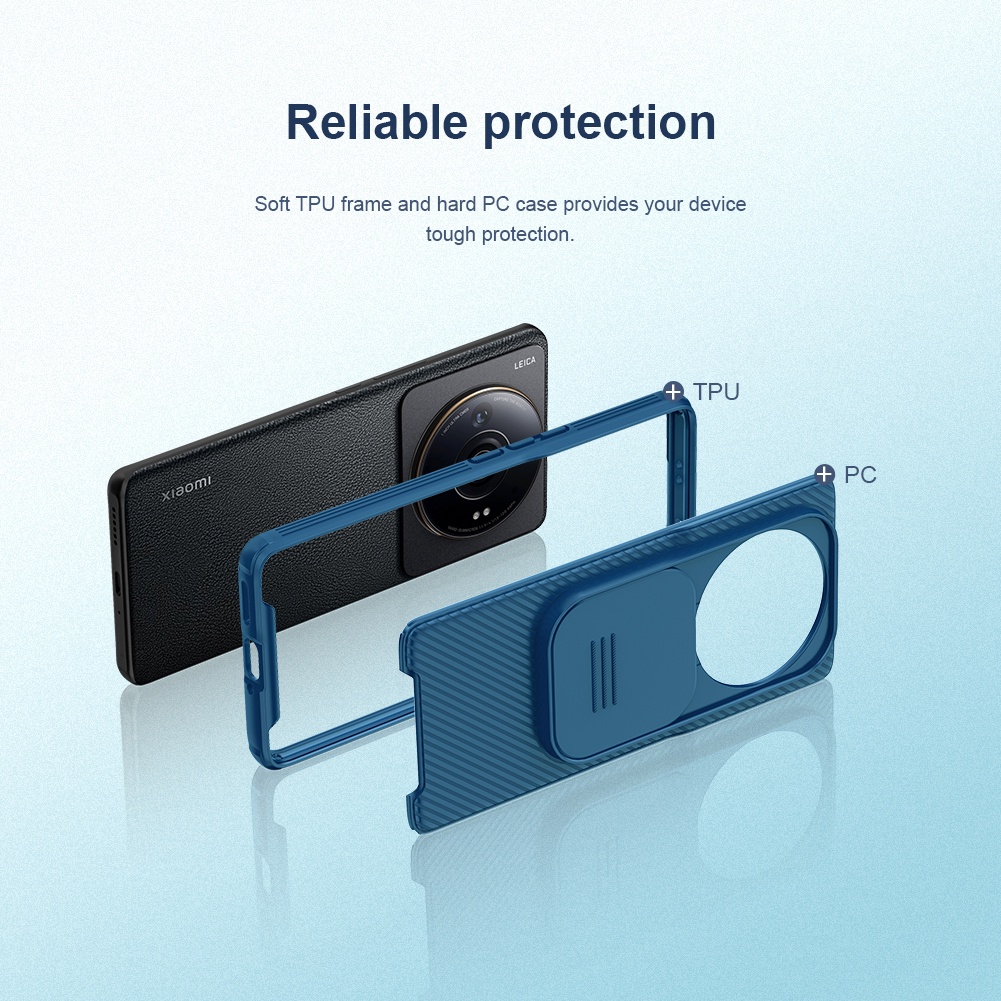 Ốp lưng Xiaomi Mi 12S Ultra NILLKIN CamShield Pro Ống kính trượt Bảo vệ máy ảnh ốp lưng cho Xiaomi Mi12S Pro 5G