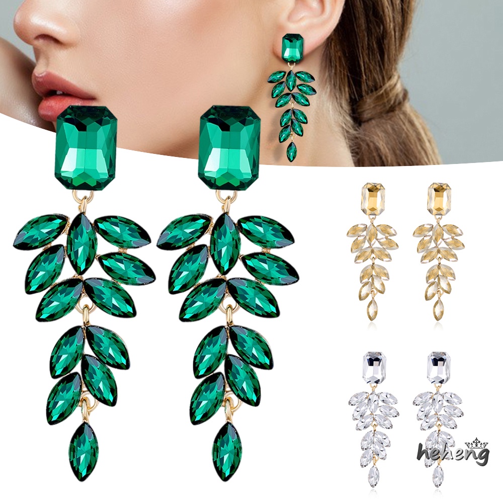 Khuyên Tai Nữ Trang Tạo Hình Chiếc Lá Độc Đáo