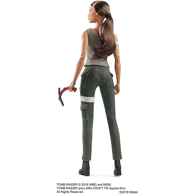 Barbie Tomb Raider Lara Croft Doll In Film-Inspired Look FJH53 Búp Bê barbie tomb raider lara croft Lấy Cảm Hứng Từ Phim fjh53