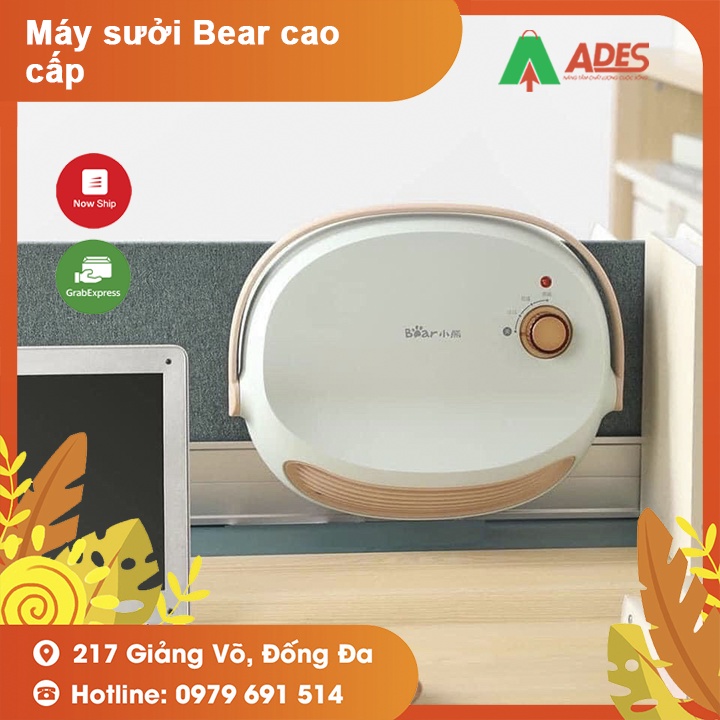 Máy sưởi Bear DNQ-A19B1 cao cấp chống thấm nước không gây khô da | Hàng Bảo hành Chính hãng | New 2022 HOT siêu XINH