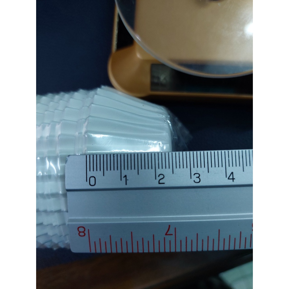 GIẤY LÓT BÁNH MUFFIN, CUPCAKE GIẤY MÀU TRẮNG SỐ 10 - 500 CÁI 10 cm x 4.5 cm x 2.8 cm