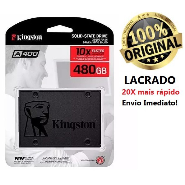 Ổ cứng SSD Kingston a400 480GB Chuyên Dùng Cho Laptop, Máy Tính Bàn ( Chính hãng Vĩnh Xuân SPC phân phối)