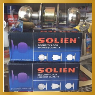 Khoá quả đấm, tay nắm tròn, inox, lõi đồng