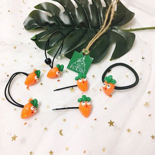 KẸP TĂM, CỘT TÓC CÀ RỐT CUTE