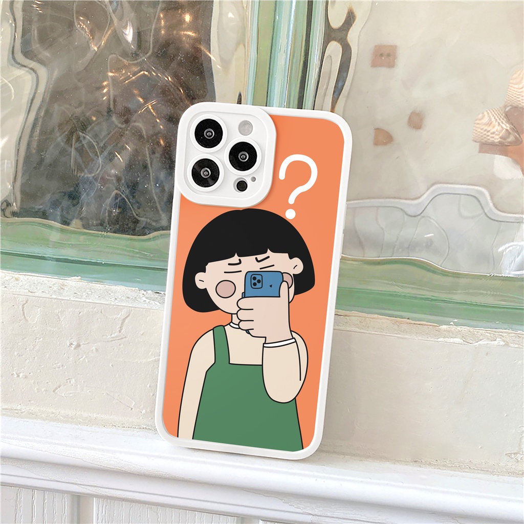 Ốp lưng iphone WhatWhat bóng cạnh vuông 6/6plus/6s/6splus/7/7plus/8/8plus/x/xs/11/12/13/14/pro/max/promax/plus/shin/case