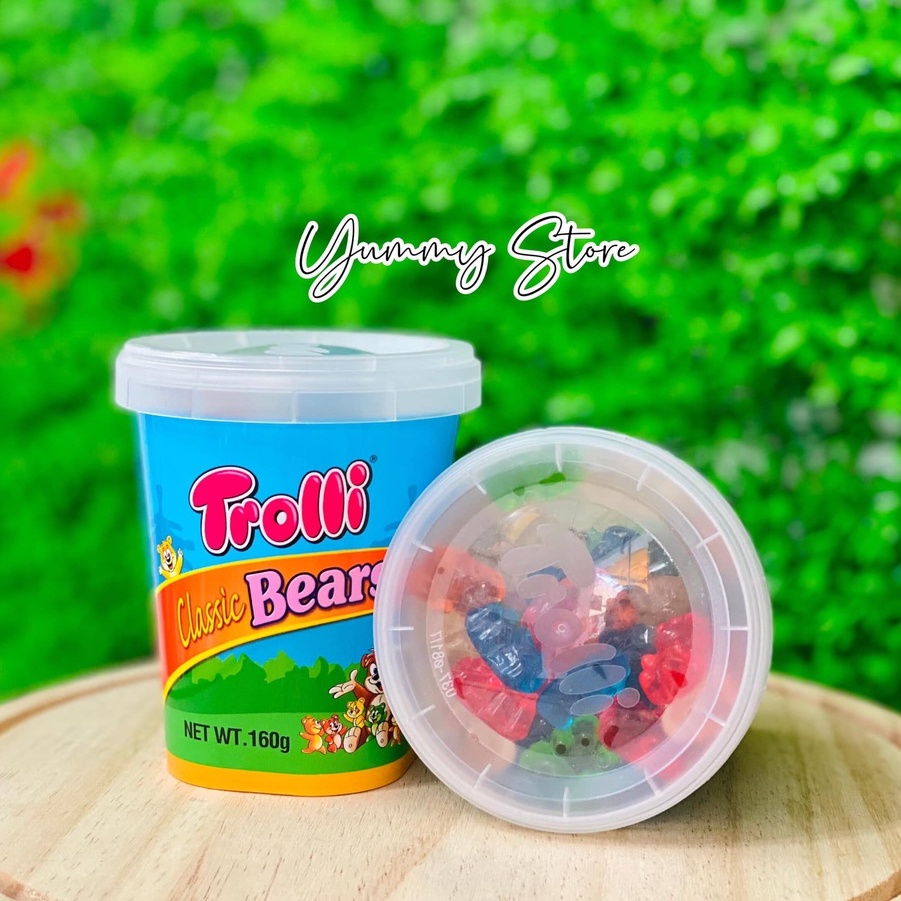 Kẹo Dẻo Trolli Brite Crawlers Hộp 160G