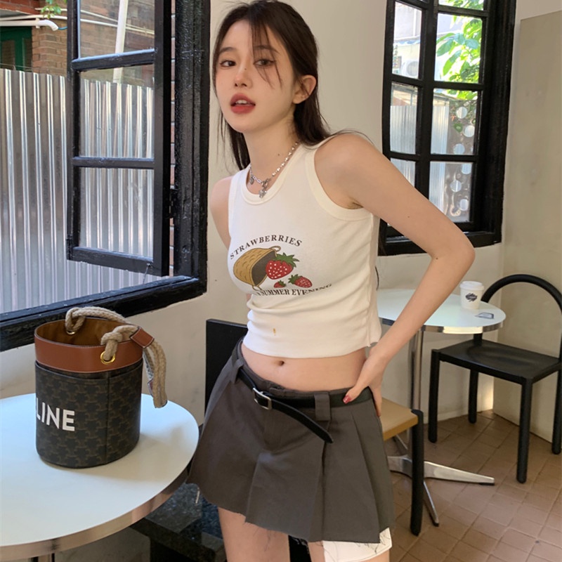 Áo Sát Nách Hoạ Tiết In Thời Trang Mùa Hè Thoáng Mát