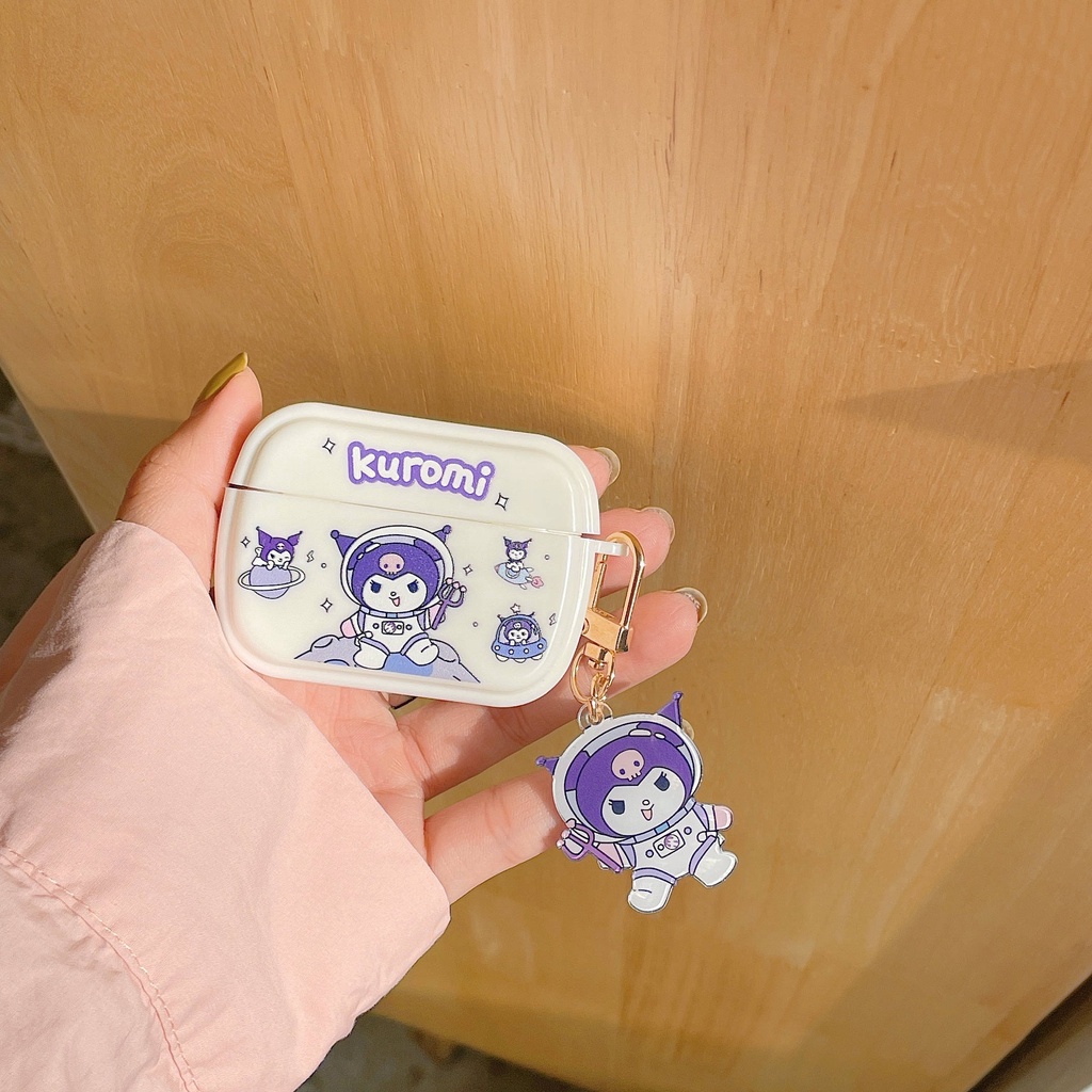 Vỏ Bảo Vệ Hộp Sạc Tai Nghe compatible AirPods3 Pro compatible AirPods3 Pro Họa Tiết Chú Chó Cinnamon Hai Mặt Dễ Thương