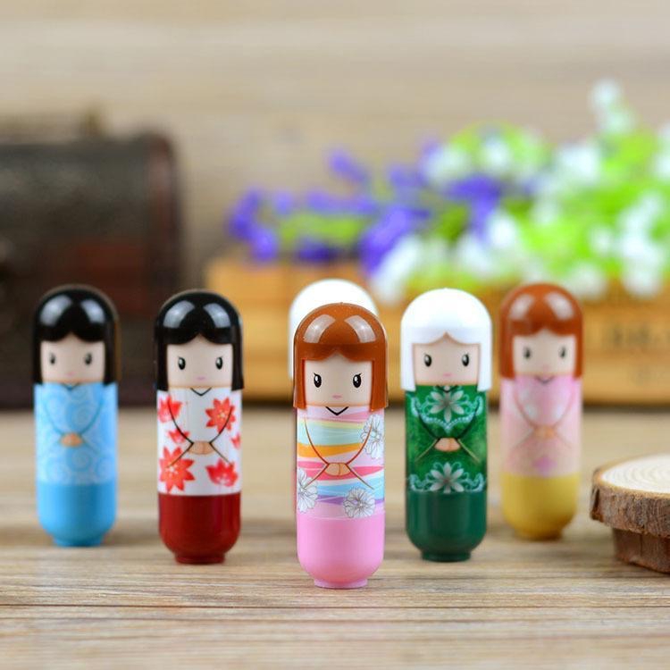 Son Môi Hengfang Dưỡng Ẩm Chống Nứt Nẻ Thiết Kế Hình Búp Bê Mặc Kimono Dễ Thương | BigBuy360 - bigbuy360.vn