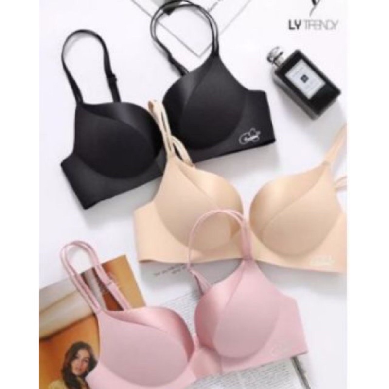 HÀNG MỚI VỀ -Áo Lót ĐÚC Nâng Ngực Phối Lụa Không Gọng Siêu Đẹp có video thật ạ