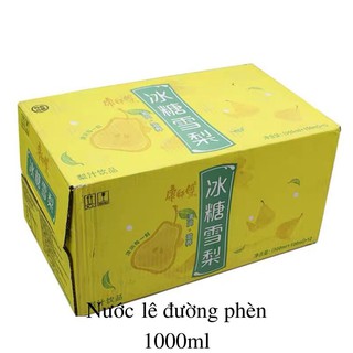 Nước Lê Đường Phèn 🍀SIEU HOT🍀Nước Lê Đường Phèn Thơm Mát 1 lít luca333
