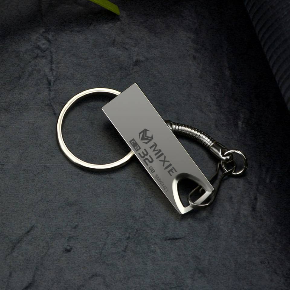 USB 2.0 MIXIE C2 DUNG LƯỢNG 32GB - KIM LOẠI, CÓ DÂY ĐEO, THỜI TRANG - Viễn Thông Đức Trí