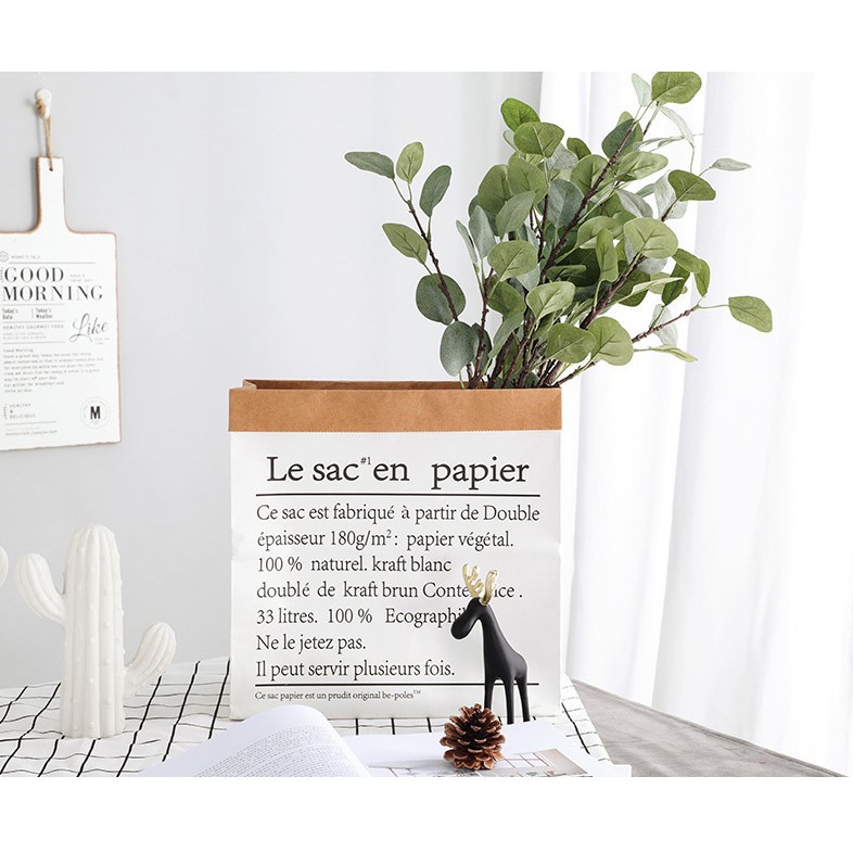 Túi Giấy Kraft Dùng Làm Phụ Kiện Chụp Ảnh Phong Cách Bắc Âu, chụp ảnh sản phẩm.