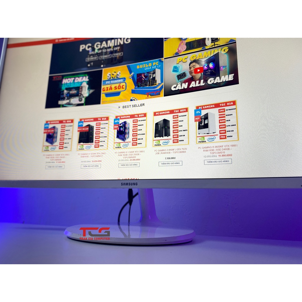 Màn hình máy tính LCD Samsung C32F391 cong Cũ