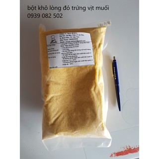 bột lòng đỏ trứng muối dạng khô