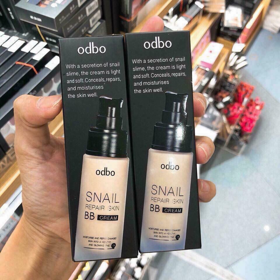 KEM NỀN BB CREAM ODBO SNAIL REPAIR SKIN Giúp da mịn đẹp